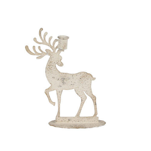 Chandelier antique - Renne blanc