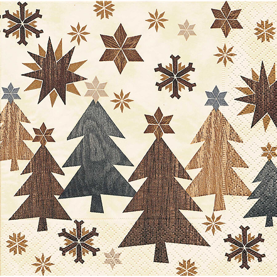 Tree Pattern Paper Napkins - Photo 0