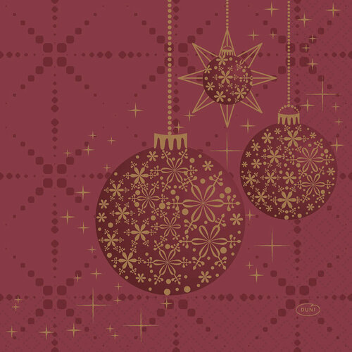 Gold Ornaments Paper Napkins