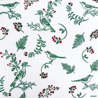 Serviettes de table en papier - Oiseaux de Noël