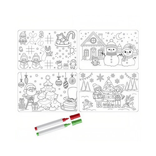 Coloring Placemat Assorted Designs