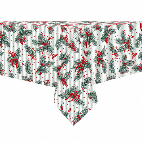 Berries and Swirls Tablecloth 60 x 84 inches