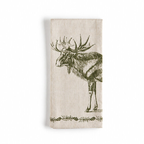 Moose Dish Towel
