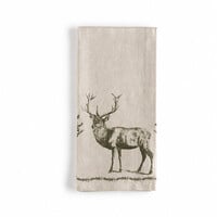 Forest Deer Dish Towel