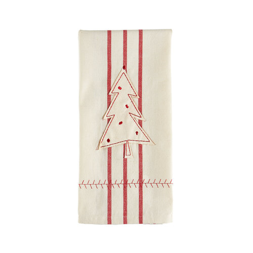 Linge à vaisselle brodé Sapin Noël