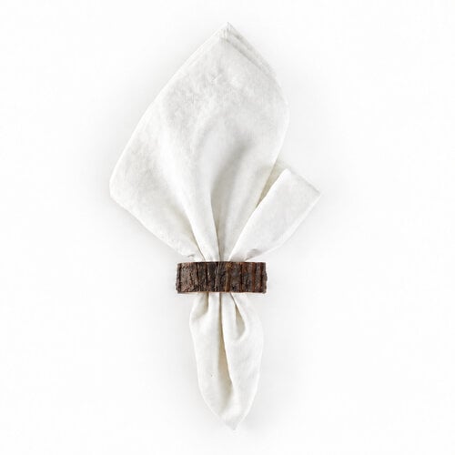 Wood and Bark Napkin Ring
