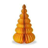 Sapin en papier orange 10 pouces
