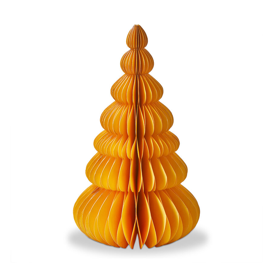 Sapin en papier orange 10 pouces - Photo 0