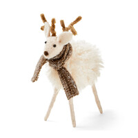 Little White Reindeer with Scarf