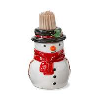 Porte-cure-dents Bonhomme de neige