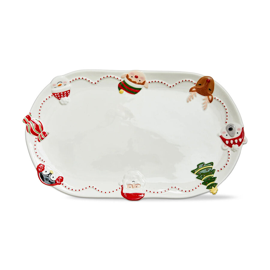 Oval Holiday Tray - Photo 0