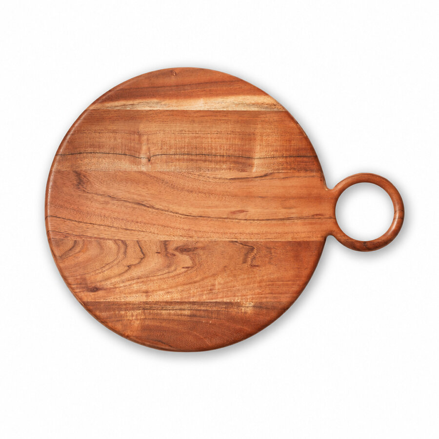 Planche ronde en bois avec poignée - Photo 0