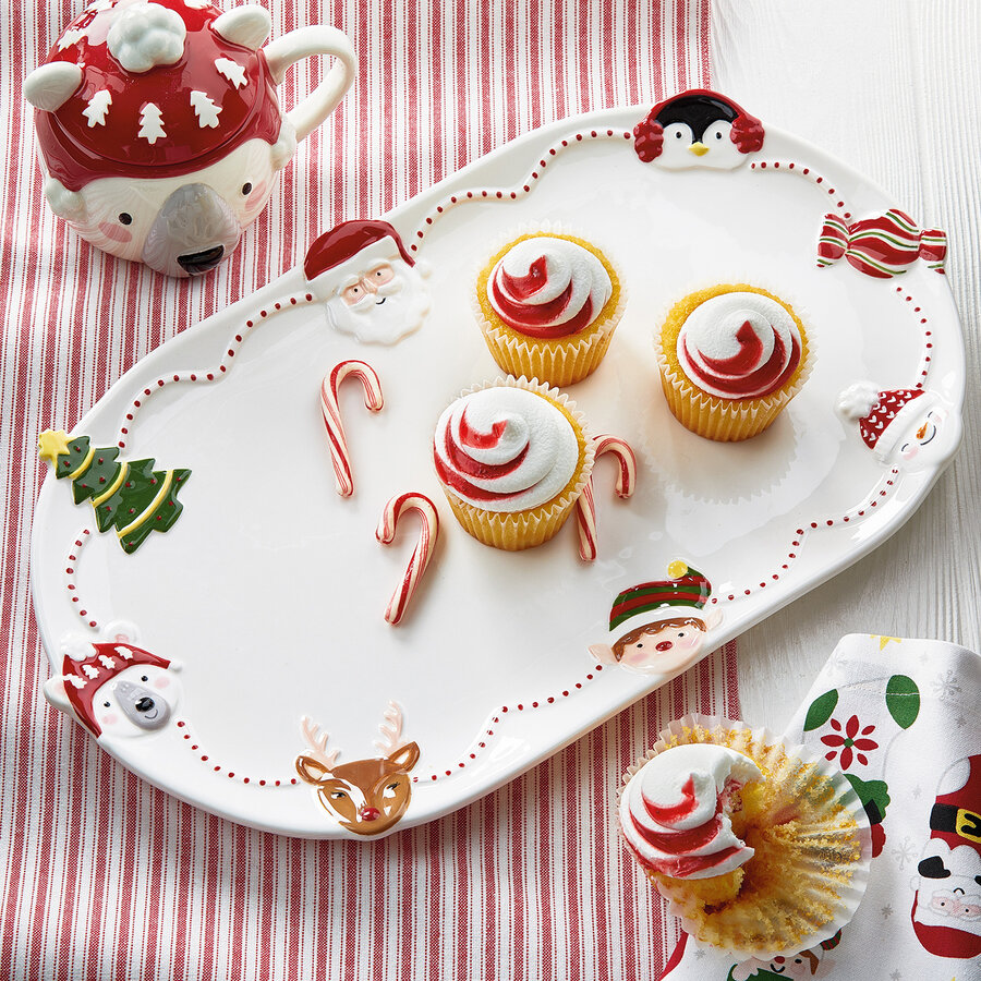 Oval Holiday Tray - Photo 1