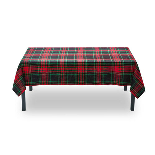 Nappe à carreaux de Noël 60 x 96 pouces
