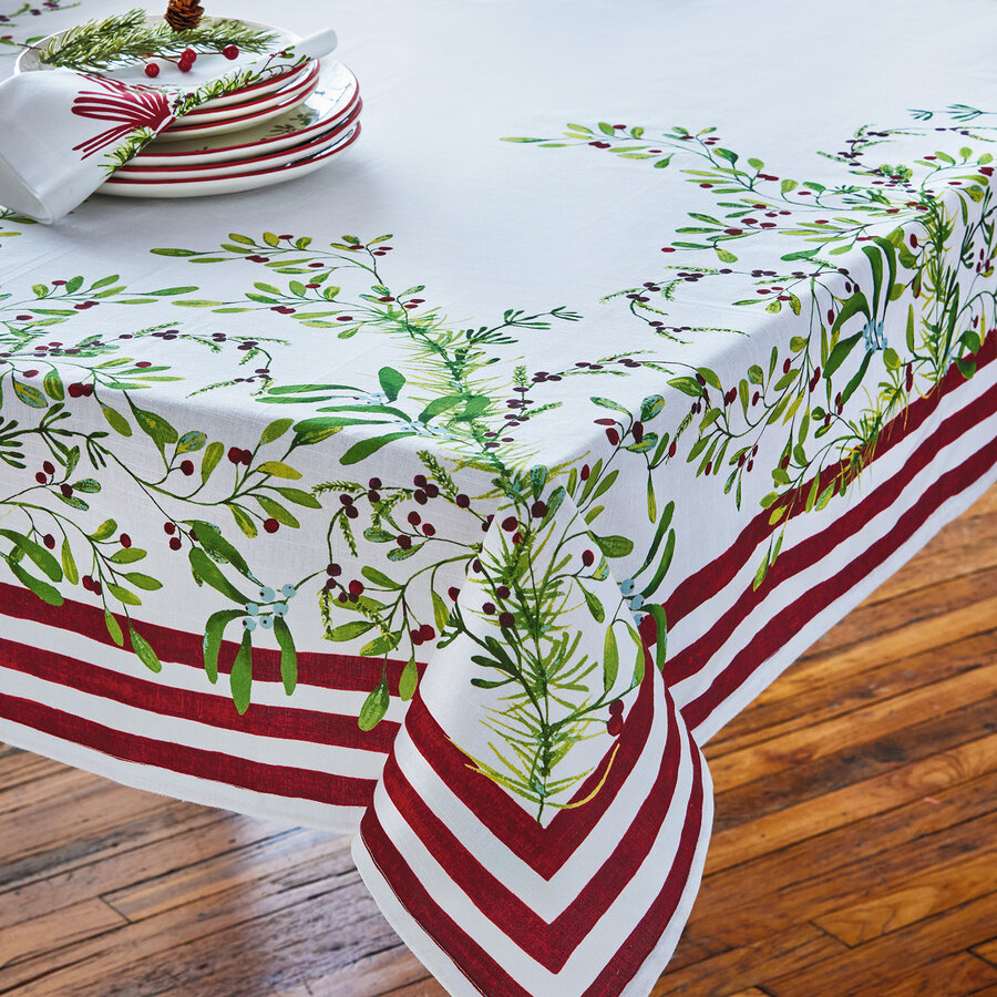 Nappe Winter Berries 60 x 96 pouces - Photo 1