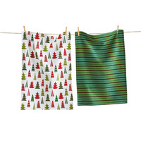 Happy Tree Dish Towels Set of 2