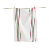Linge à vaisselle à rayures de Noël