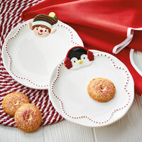 Petites assiettes festives, ensemble de 2