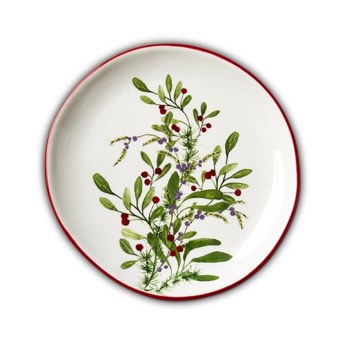 Assiette à salade Baies d'hiver