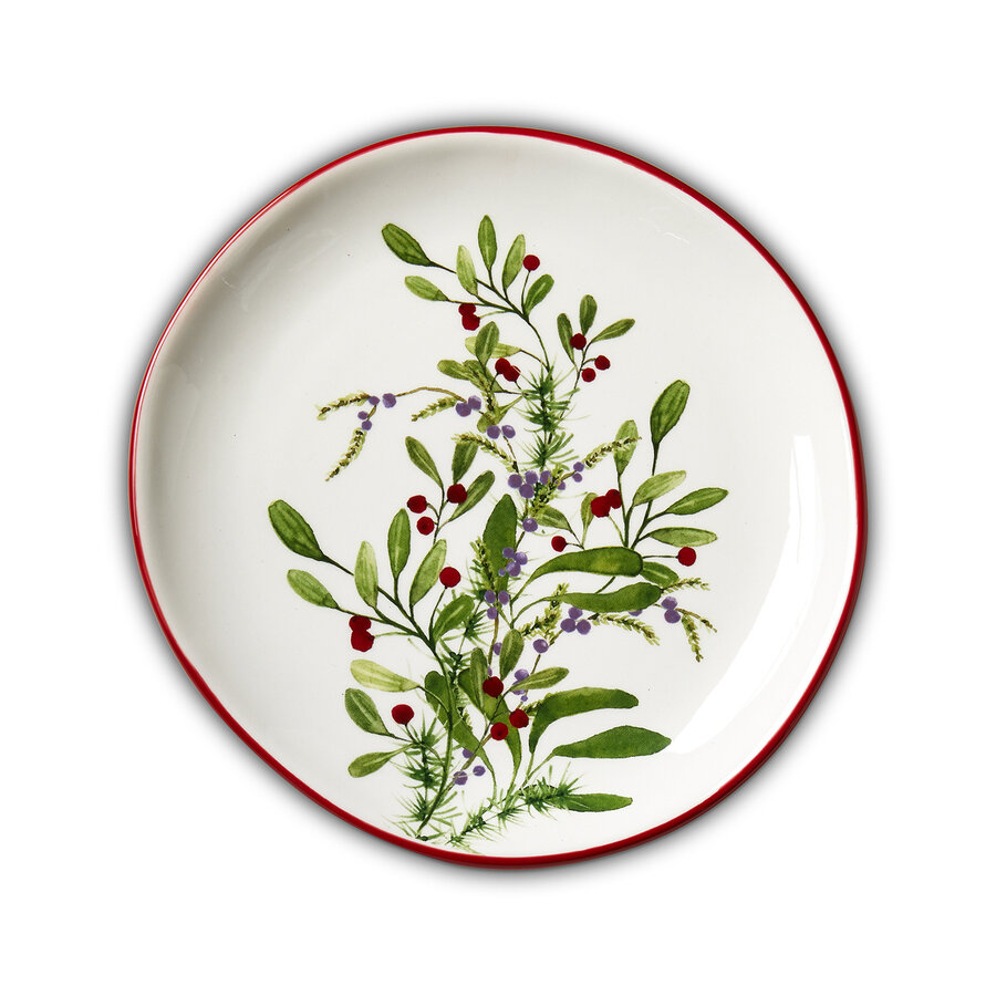 Assiette à salade Baies d'hiver - Photo 0
