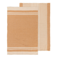 Linea Ochre Woven Dish Towel Set of 2