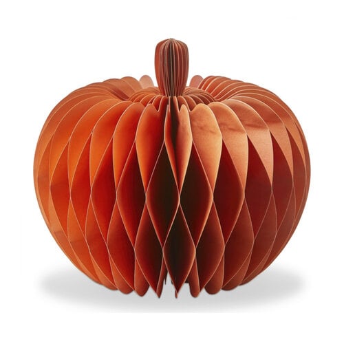 12-inch Orange Paper Pumpkin