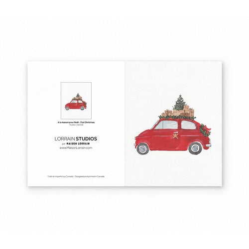 At Home for Christmas Greeting Card