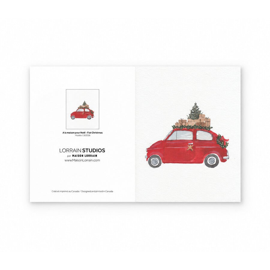 Carte de souhaits - À la maison pour Noël - Photo 0