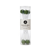 Jingle Bell Green Cocktail Picks