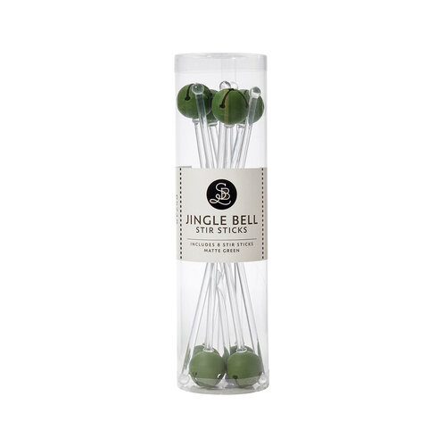 Bâtonnets à cocktail - Clochettes vertes