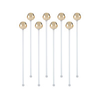 Bâtonnets à cocktail - Clochettes dorées