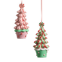 Christmas Tree Ribbon Candy Ornament Assorted
