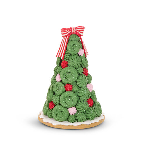 Christmas Tree Gingerbread Meringue