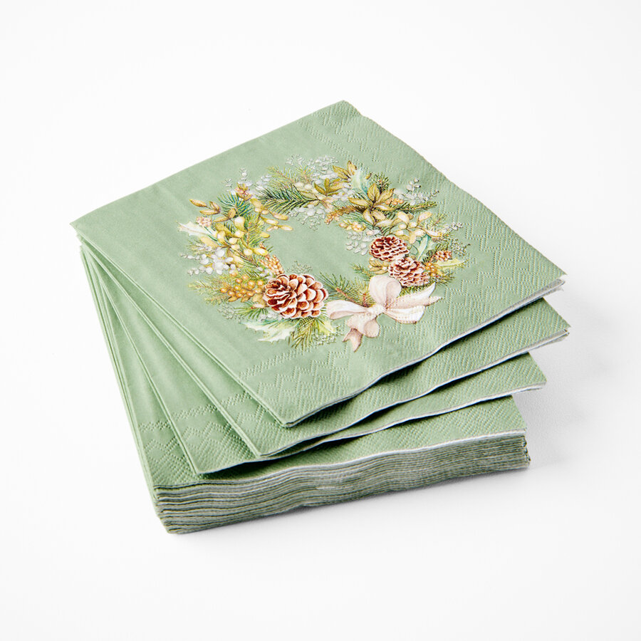 Forest Crown Paper Cocktail Napkins - Photo 1