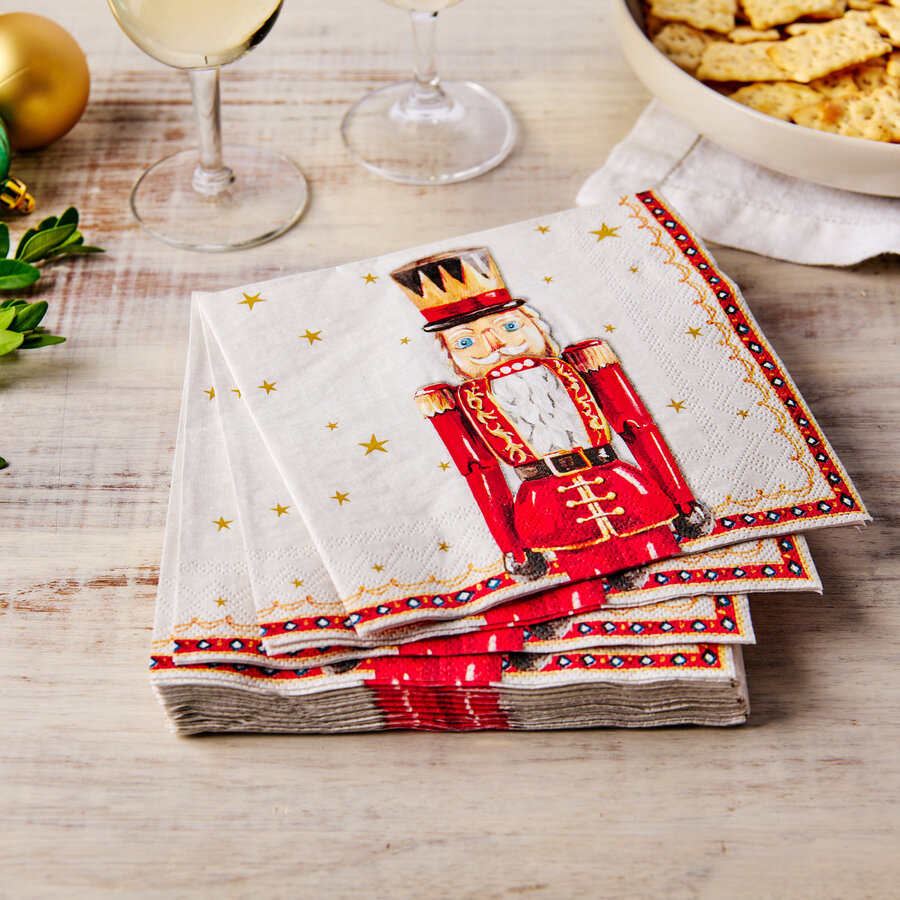 Serviettes de table papier Casse-noisette - Photo 2