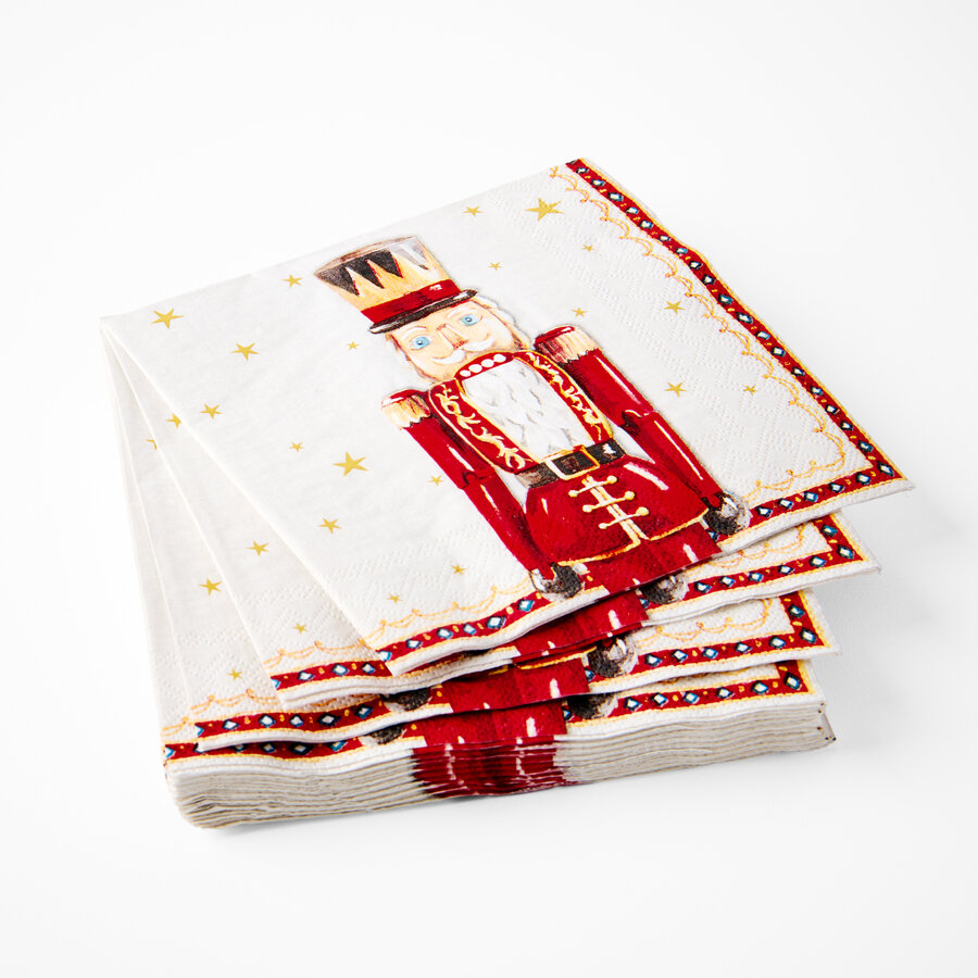 Serviettes de table papier Casse-noisette - Photo 0