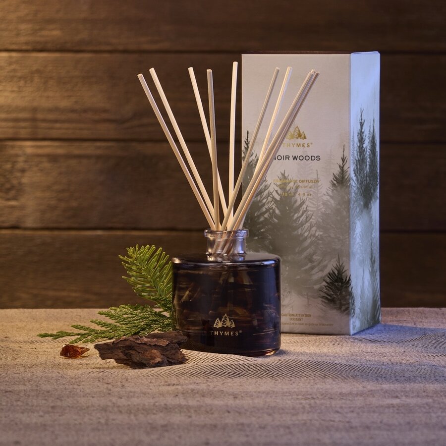 Noir Woods Reed Diffuser - Thymes - Photo 1