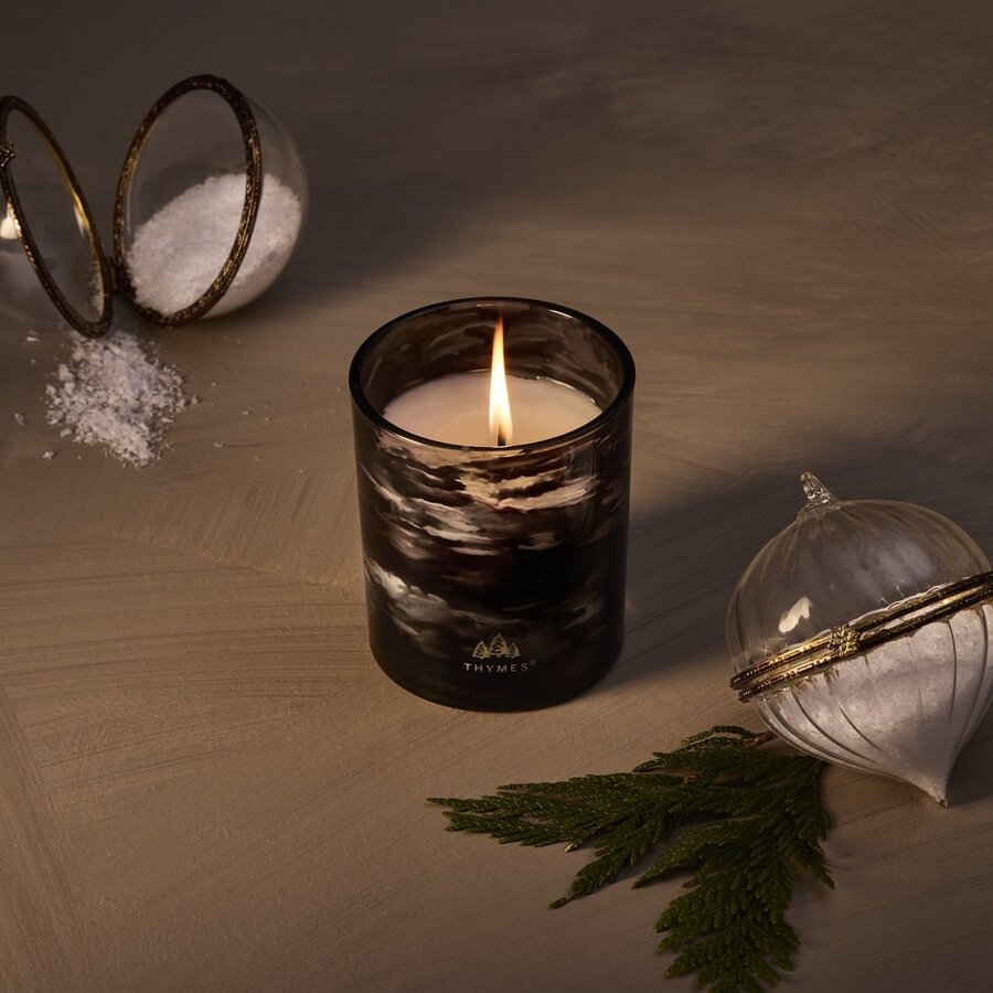 6.5 oz Noir Woods Candle - Thymes - Photo 1