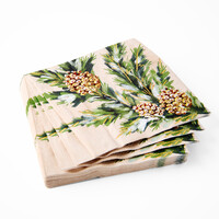 Serviettes de table papier GILDED SWAG N026