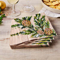 Serviettes de table papier GILDED SWAG N026
