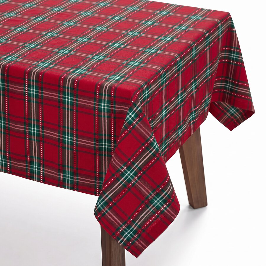 Nappe à carreaux Holiday Tartan 60 x 84 po N026 - Photo 0