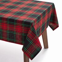 Nappe à carreaux de Noël 60 x 96 pouces