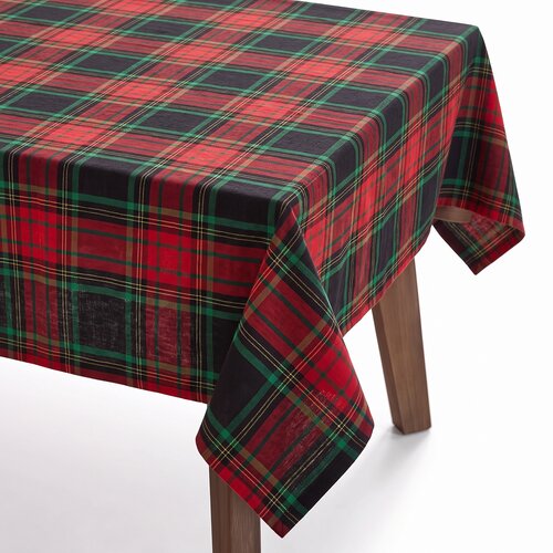 Nappe à carreaux de Noël 60 x 96 pouces