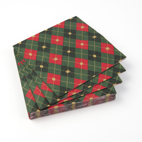 Argyle Paper Napkins
