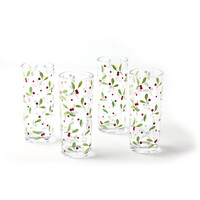 Verres Baies d'hiver, ensemble de 4