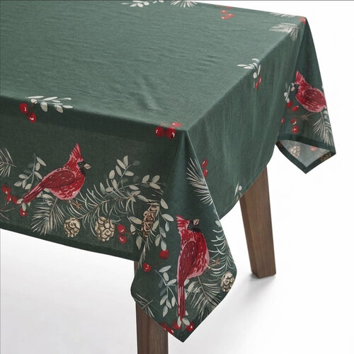 Nappe Winter Cardinal 60 x 120 pouces