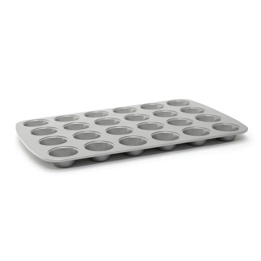 Mini muffin en silicone antiadhésif et moule à pâtisserie cupcake 24  tasses, sans Bpa