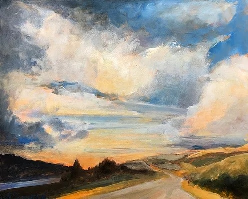 Loretta Domaszewski LorettaD-Painting "The Way Home" 16x20