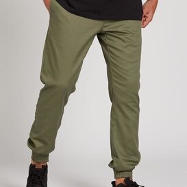 Frickin Slim Jogger Pants Dark Khaki Medicine Hat The Boarding House
