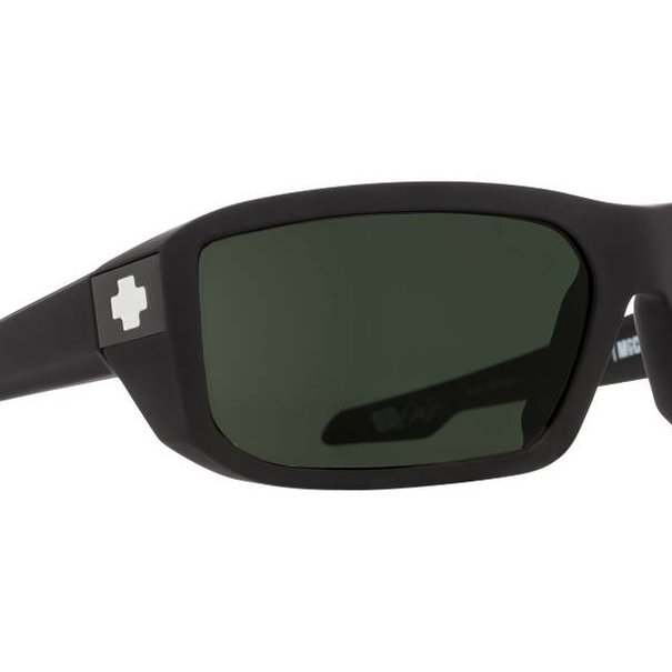 Spy Optics Mccoy Soft Matte Black With Happy Gray Green Polarized Lenses
